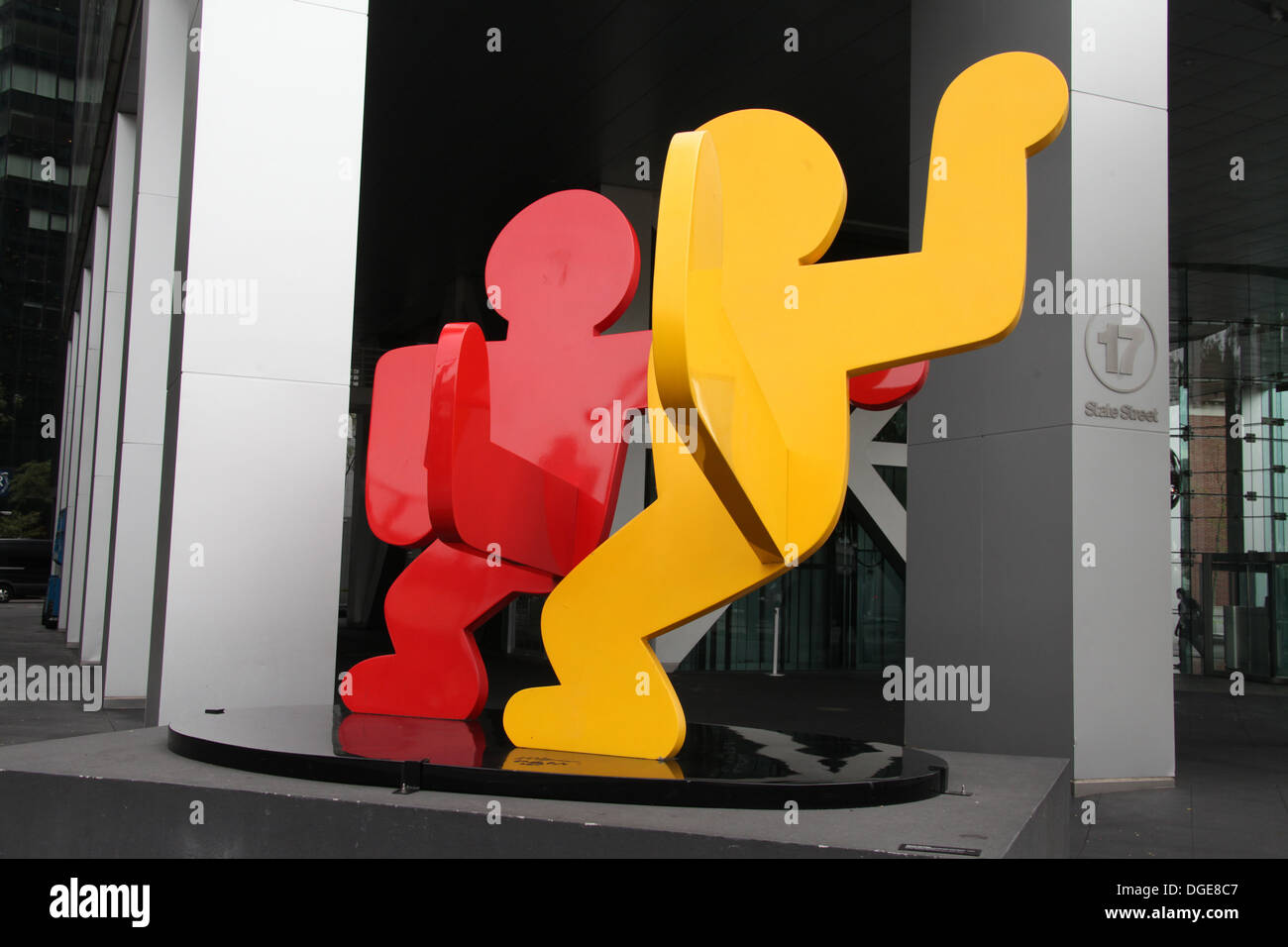 two dancing figures