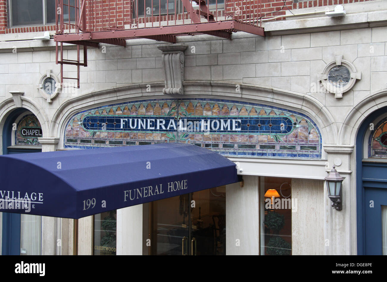 Greenwich Village Funeral Home in New York City Stock Photo 61779830 Alamy