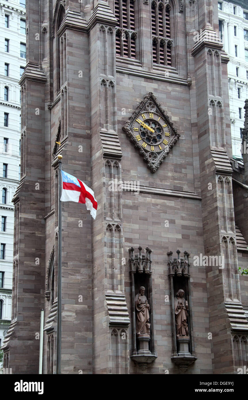 Trinity Church in lower Manhattan Stock Photo