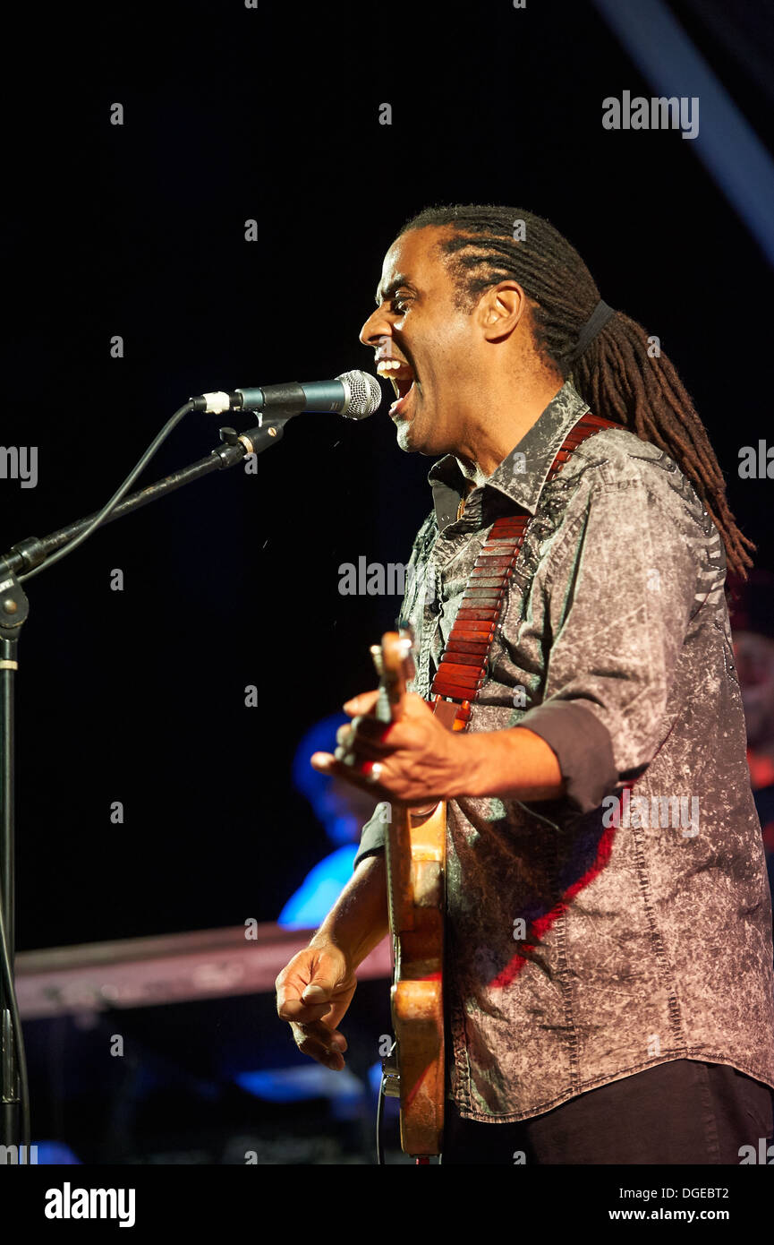 Kenny Neal, a blues musician. swamp blues ,guitar player,soloist, Stock Photo