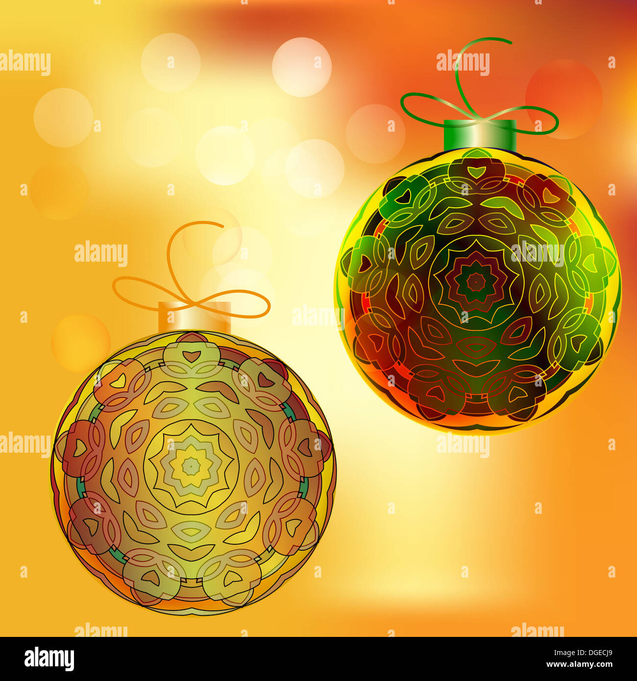 light Christmas background with light ball Stock Photo - Alamy