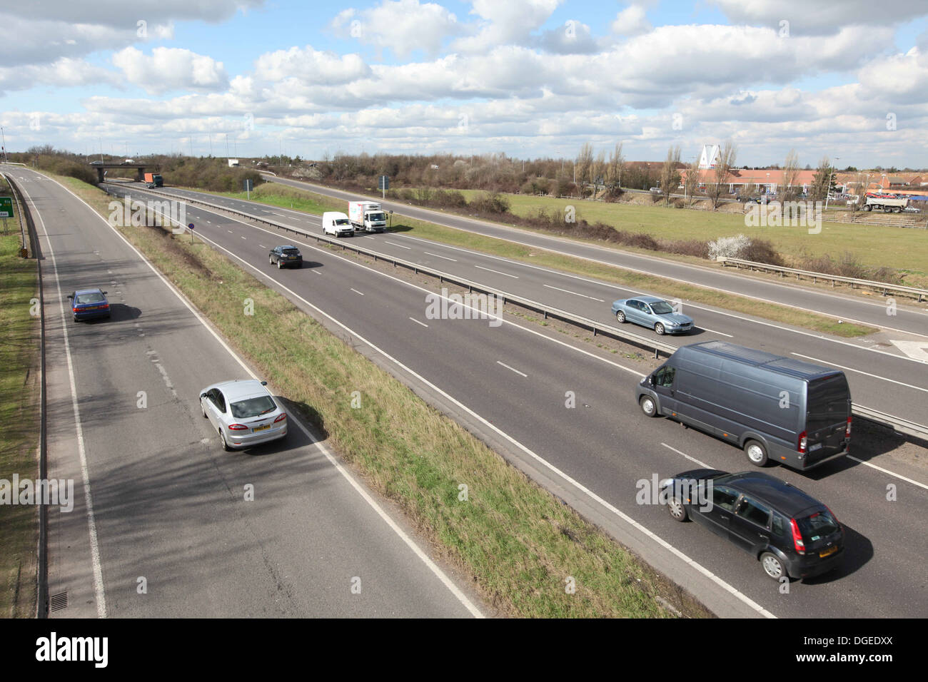 Busy a14 dual carriageway hi-res stock photography and images - Alamy