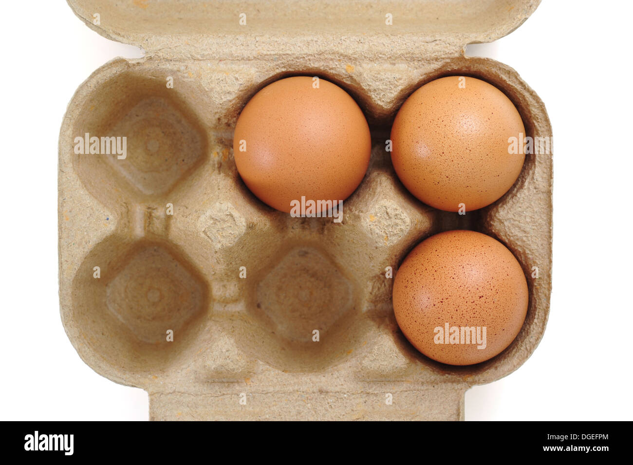 Eggs in Carton Stock Photo Alamy