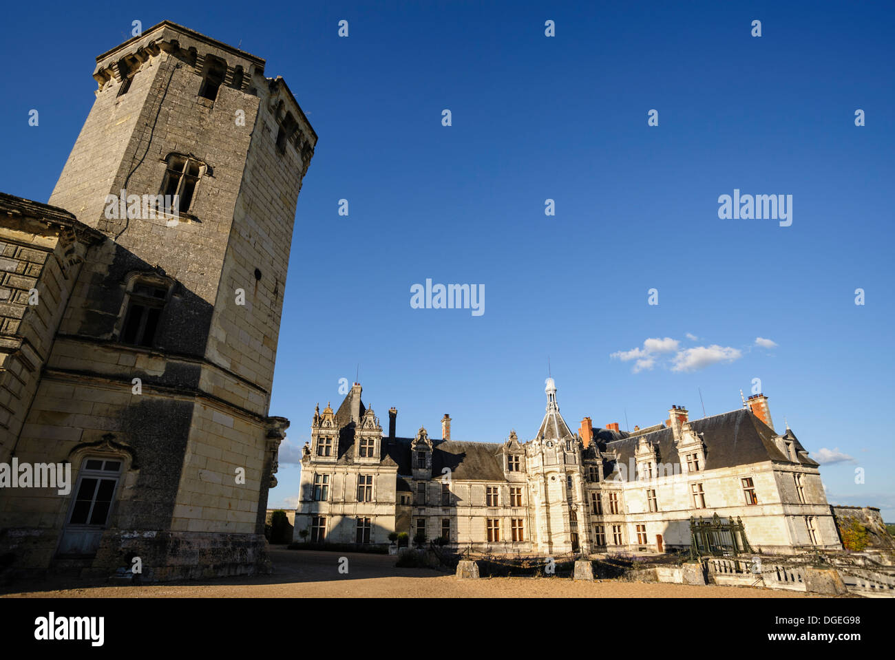 Castle of Saint-Aignan, Saint Aignan sur Cher, Loir et Cher, Centre, France Stock Photo