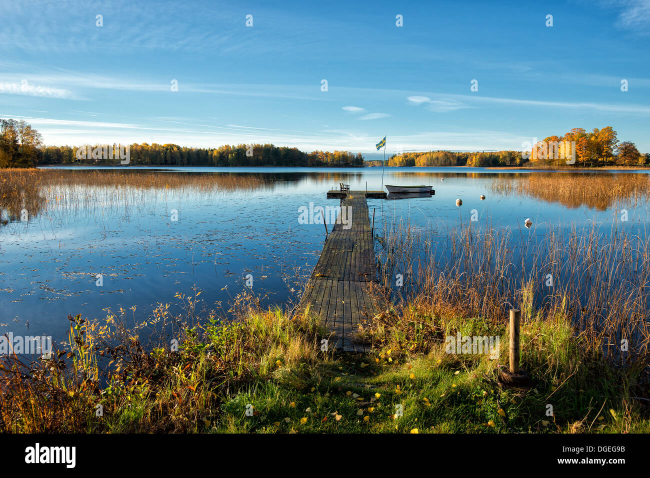 Autumn in Sweden Stock Photo Alamy