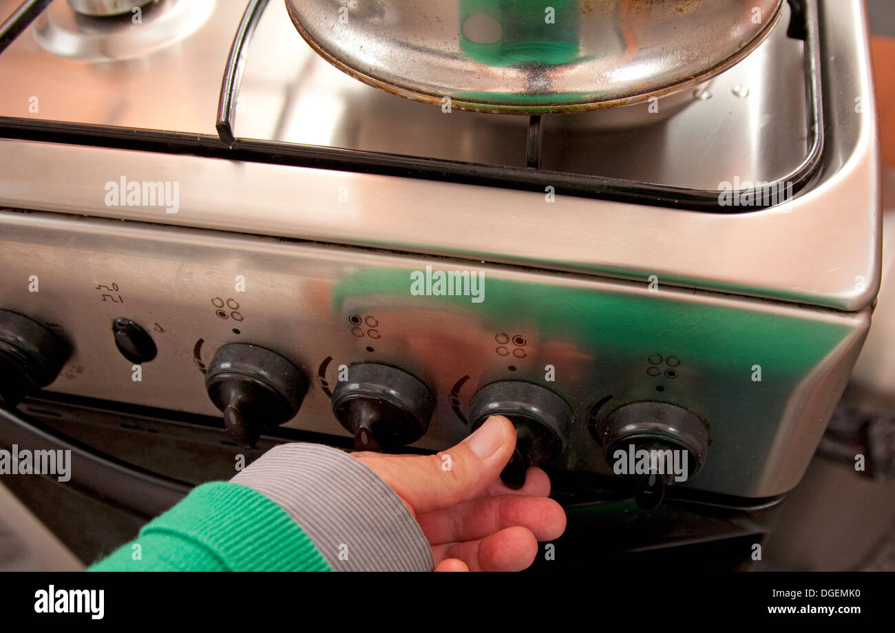 Gas Cooker High Resolution Stock Photography And Images Alamy