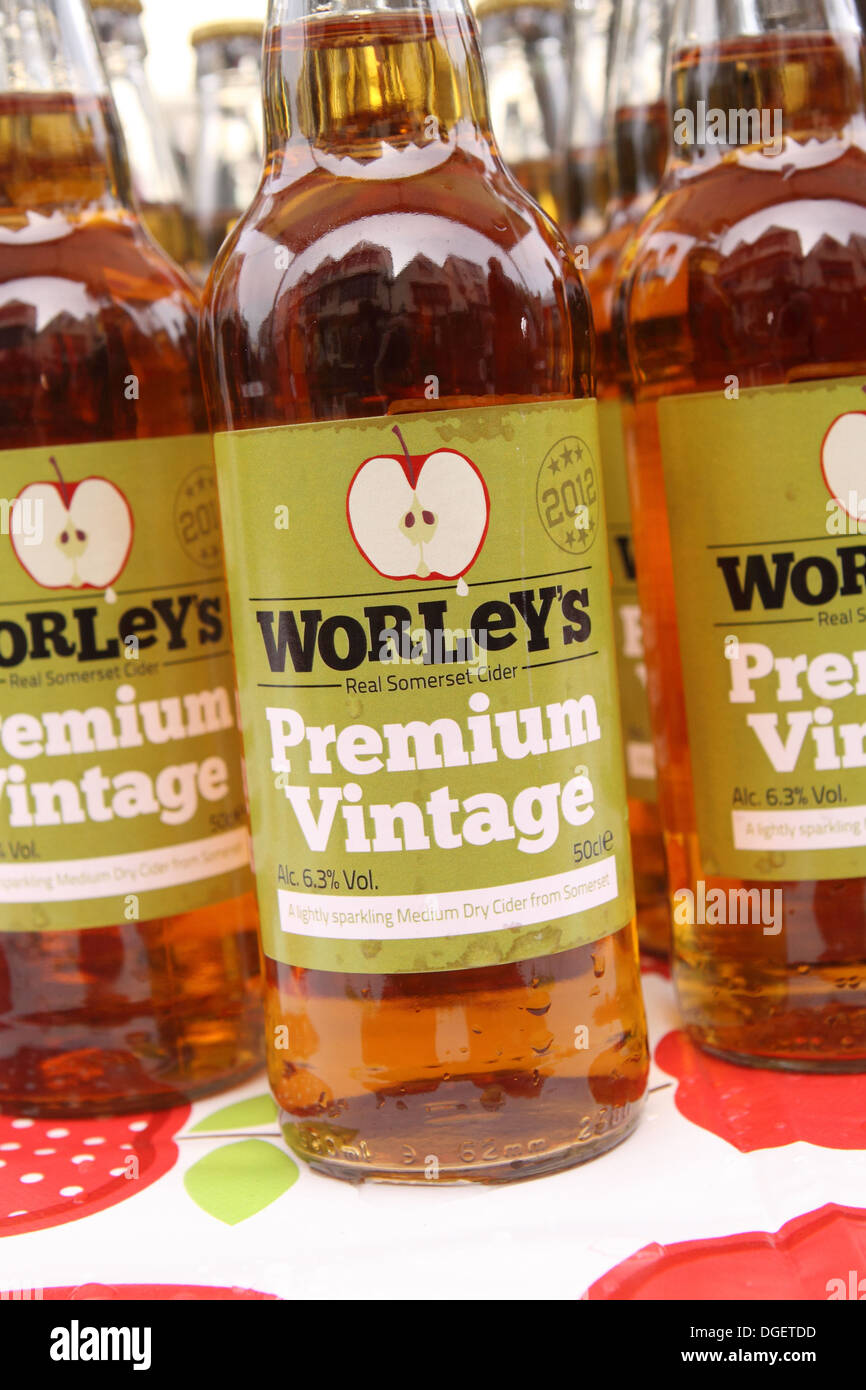 Bottles of vintage cider hires stock photography and images Alamy