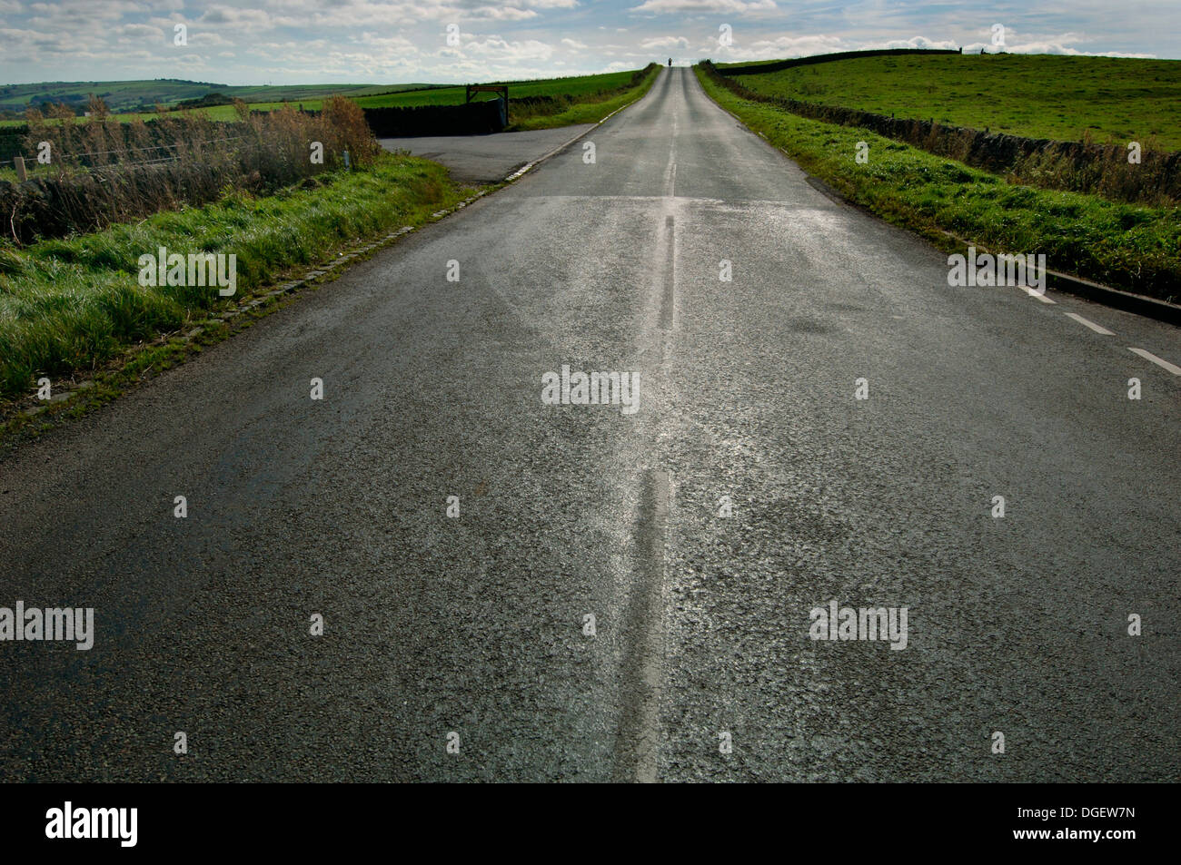Staffordshire Moorlands Road Stock Photo Alamy
