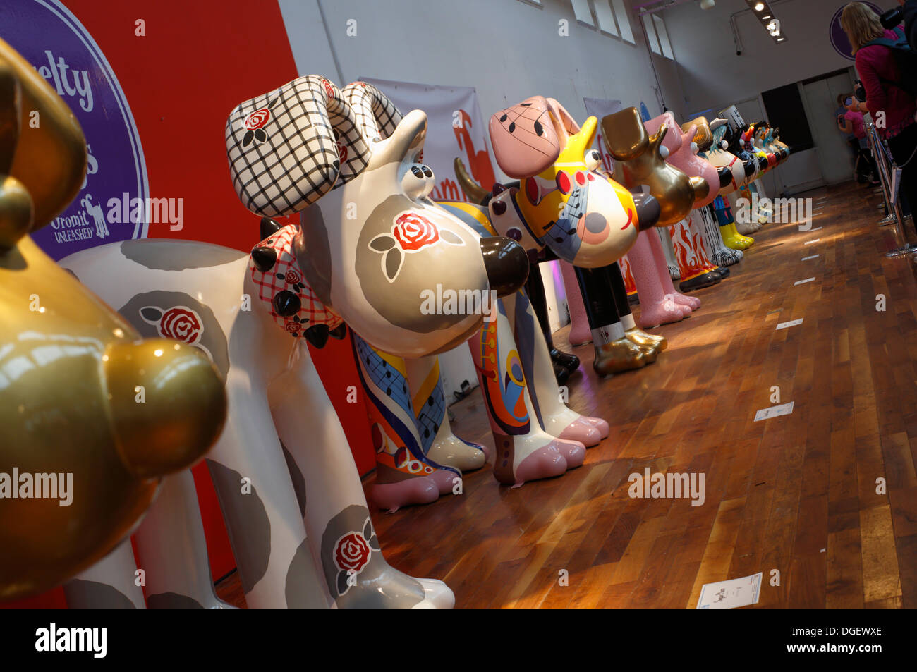 The Gromit Unleashed Exhibition "The Greatest Dog Show on Earth Stock