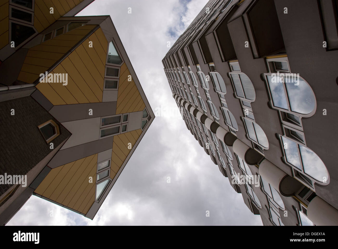 Kubuswoningen, or cube houses, designed by architect Piet Blom ...