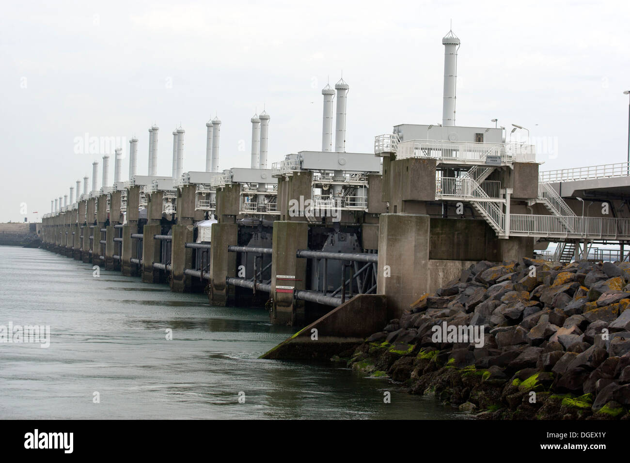 13 delta works series of dams and storm surge barriers hi-res stock ...