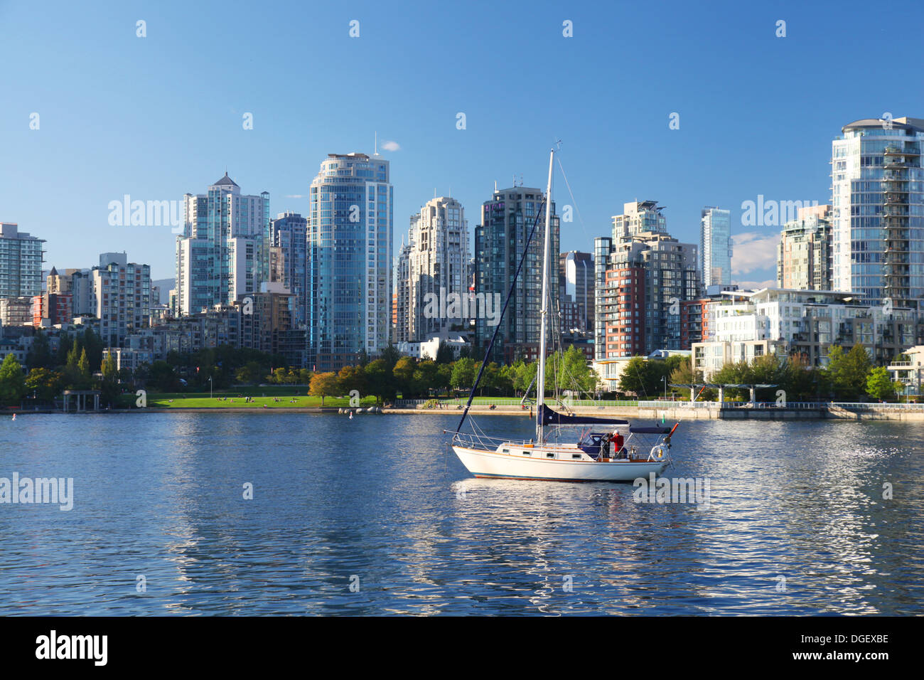 Vancouver in British Columbia, Canada Stock Photo