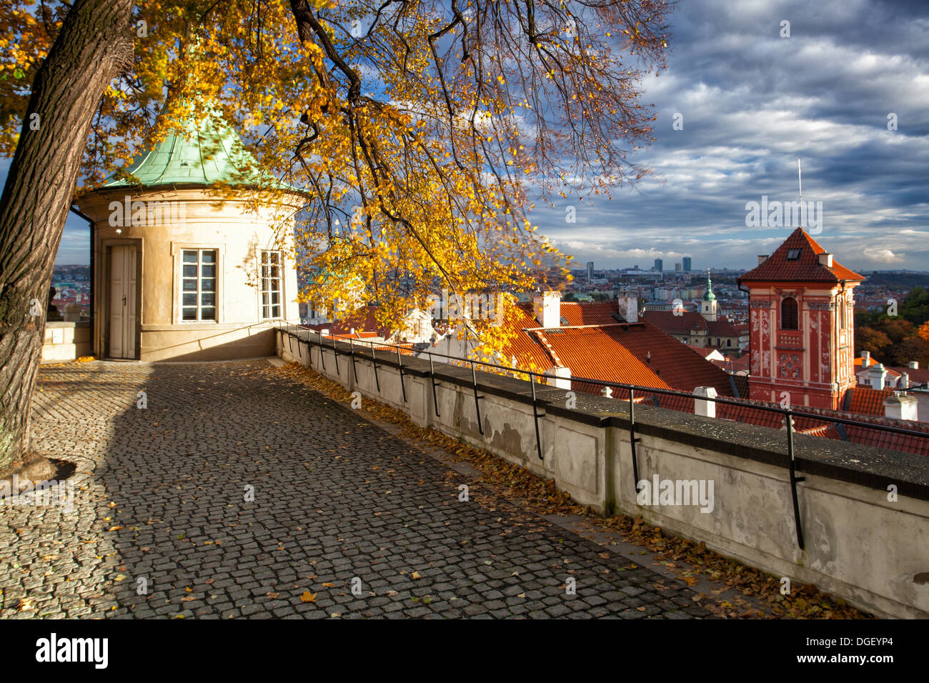 Prague castle garden flower hi-res stock photography and images - Alamy