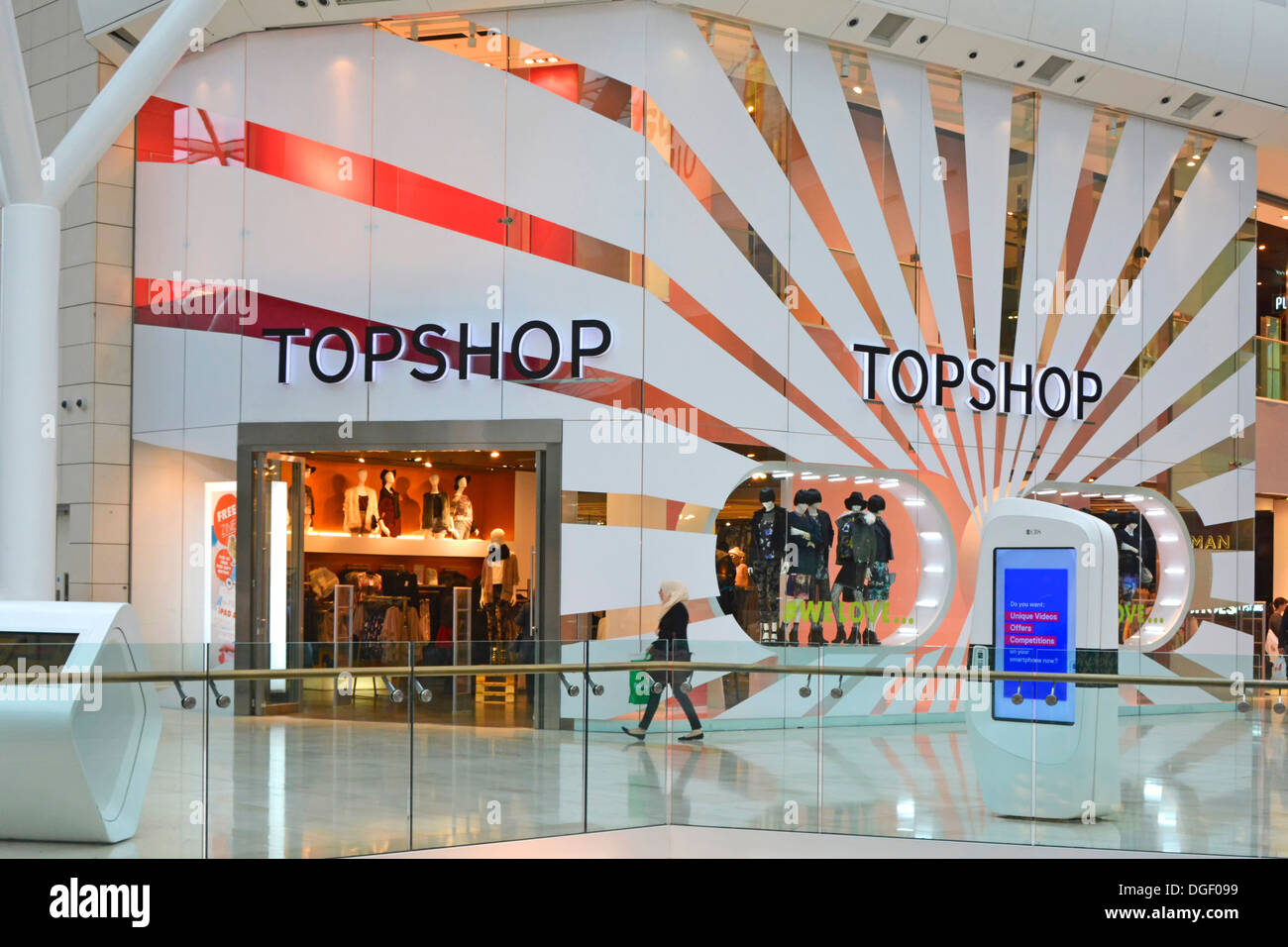 Topshop store in the Westfield indoor shopping malls Stock Photo - Alamy