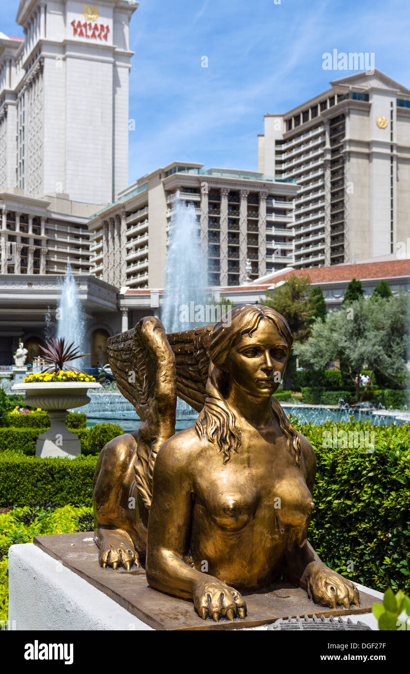 Statue in front of Caesars Palace hotel and casino, Las Vegas Boulevard