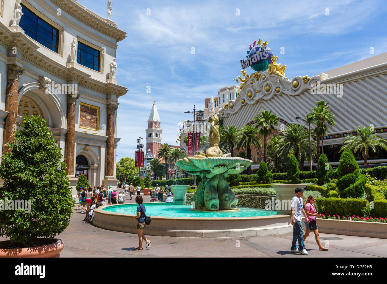 entrance to the forum shops at caesars palace las vegas boulevard las vegas  nevada usa Stock Photo - Alamy