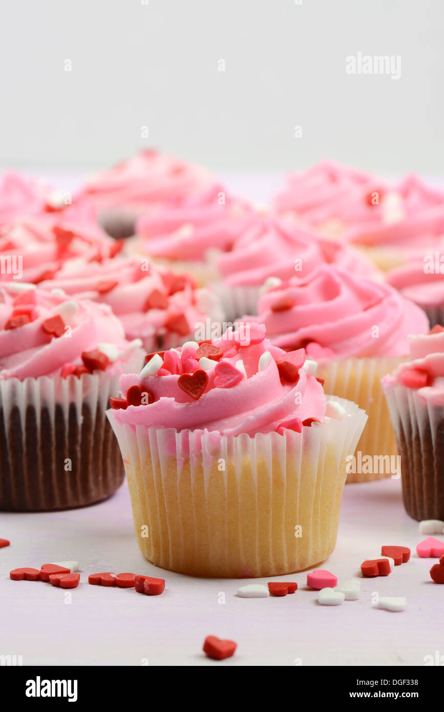 Birthday Party Cupcakes Stock Photo