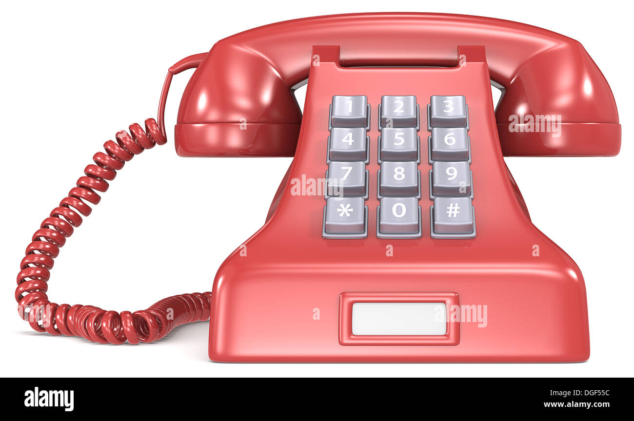 Traditional Retro Telephone Red