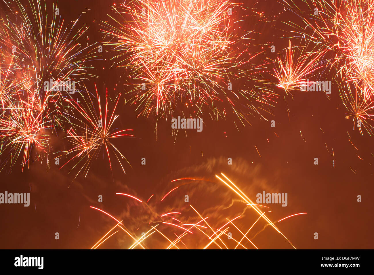 Montreal, Canada, International Fireworks Competition Stock Photo Alamy