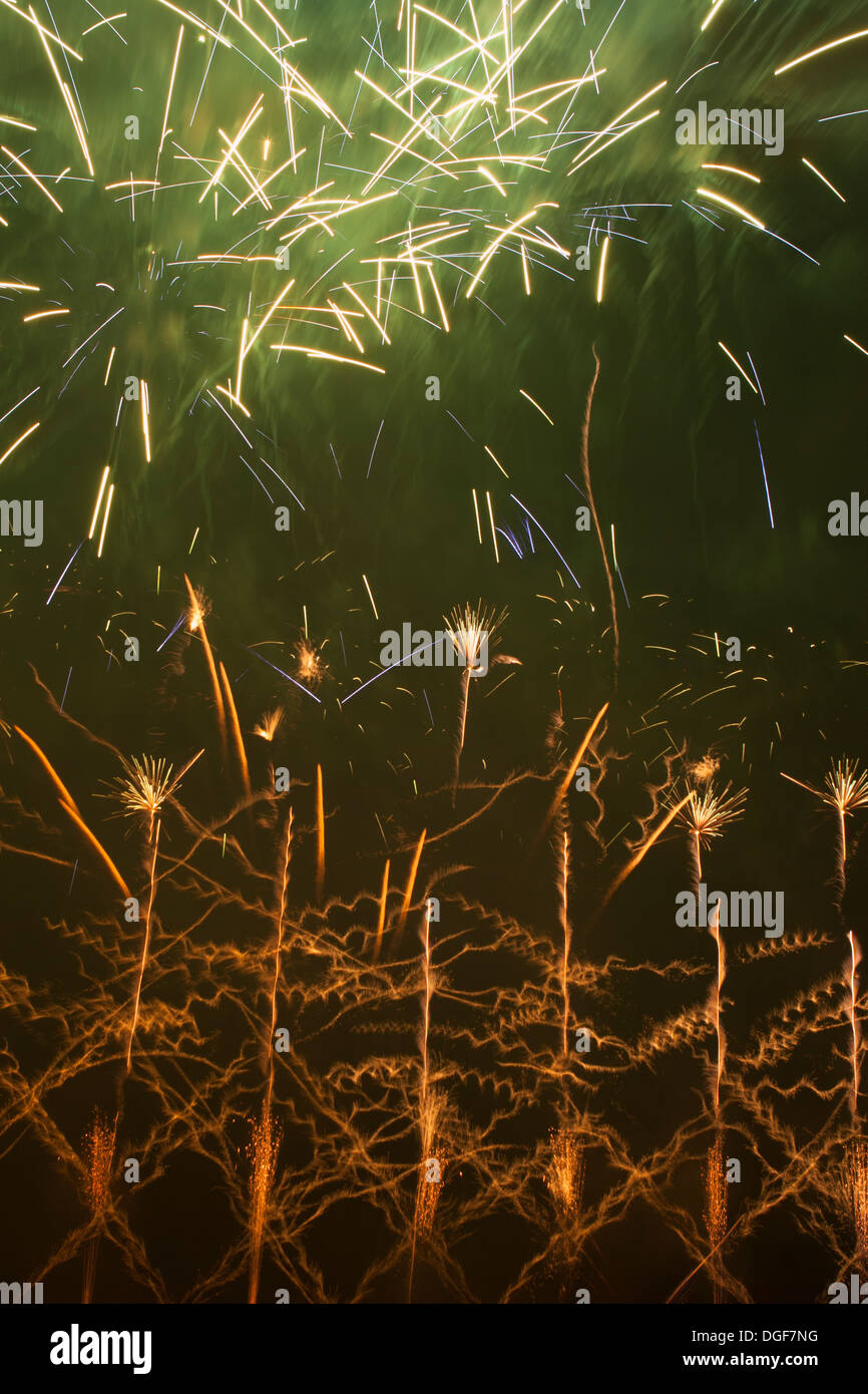 Montreal, Canada, International Fireworks Competition Stock Photo Alamy