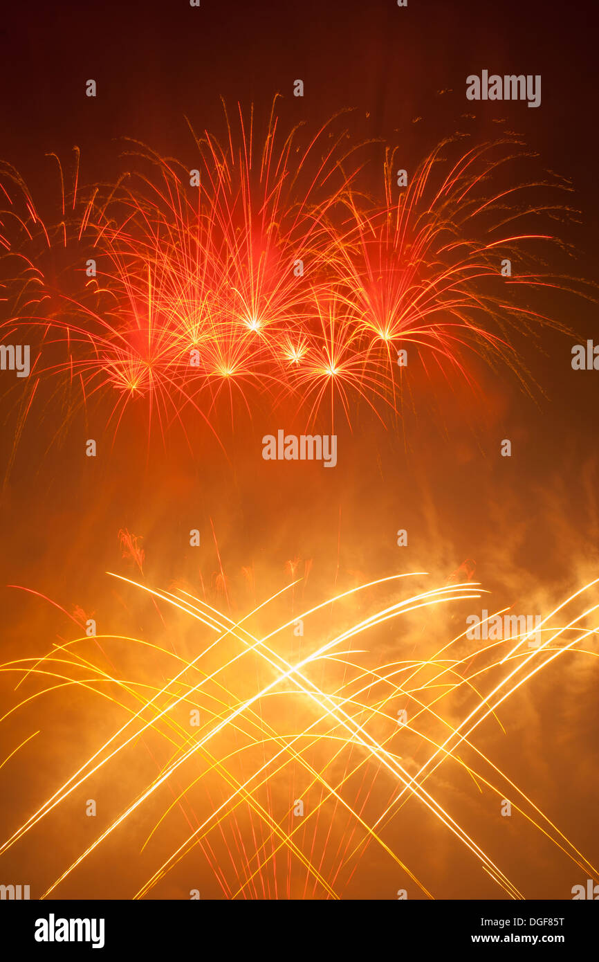 Montreal, Canada, International Fireworks Competition Stock Photo Alamy