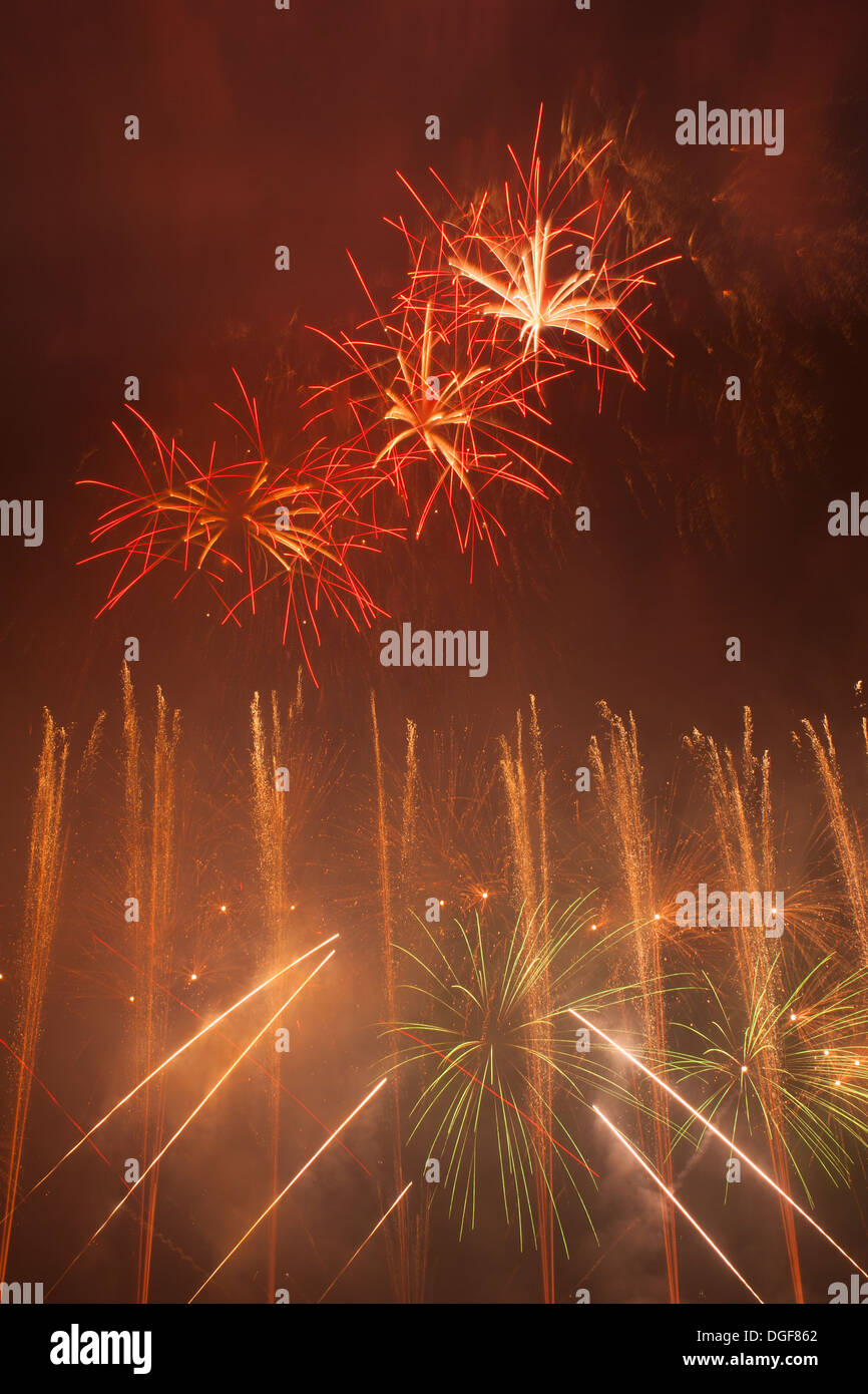 Montreal, Canada, International Fireworks Competition Stock Photo Alamy