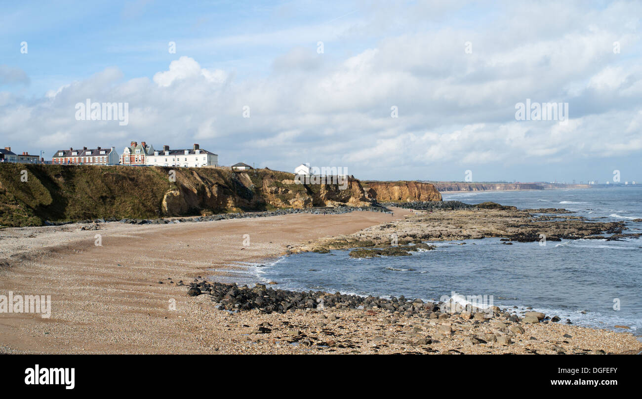 Coastline and beach at Seaham, north east England, UK Stock Photo Alamy
