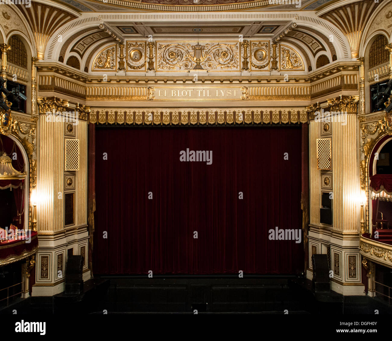 Theatre stage curtain gold hi-res stock photography and images - Page 2 -  Alamy