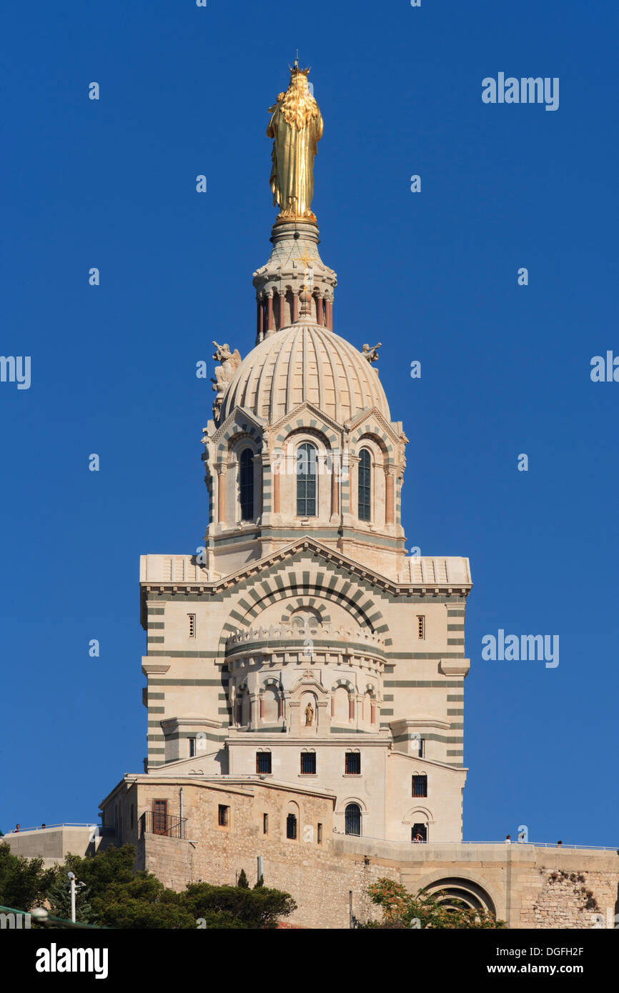 Marseille Notre Dame de la Garde Stock Photo Alamy