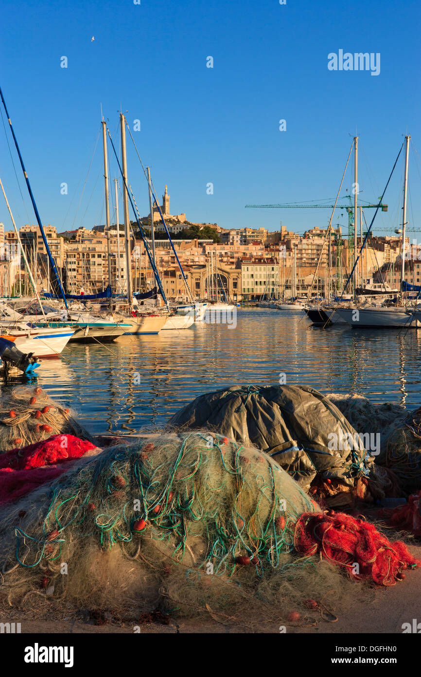 Marseille - old port - centre Stock Photo