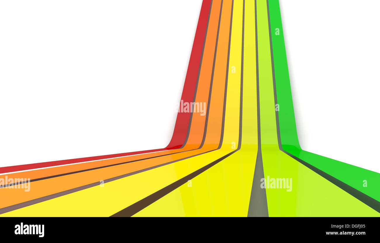 3d image of efficiency arrows Stock Photo - Alamy