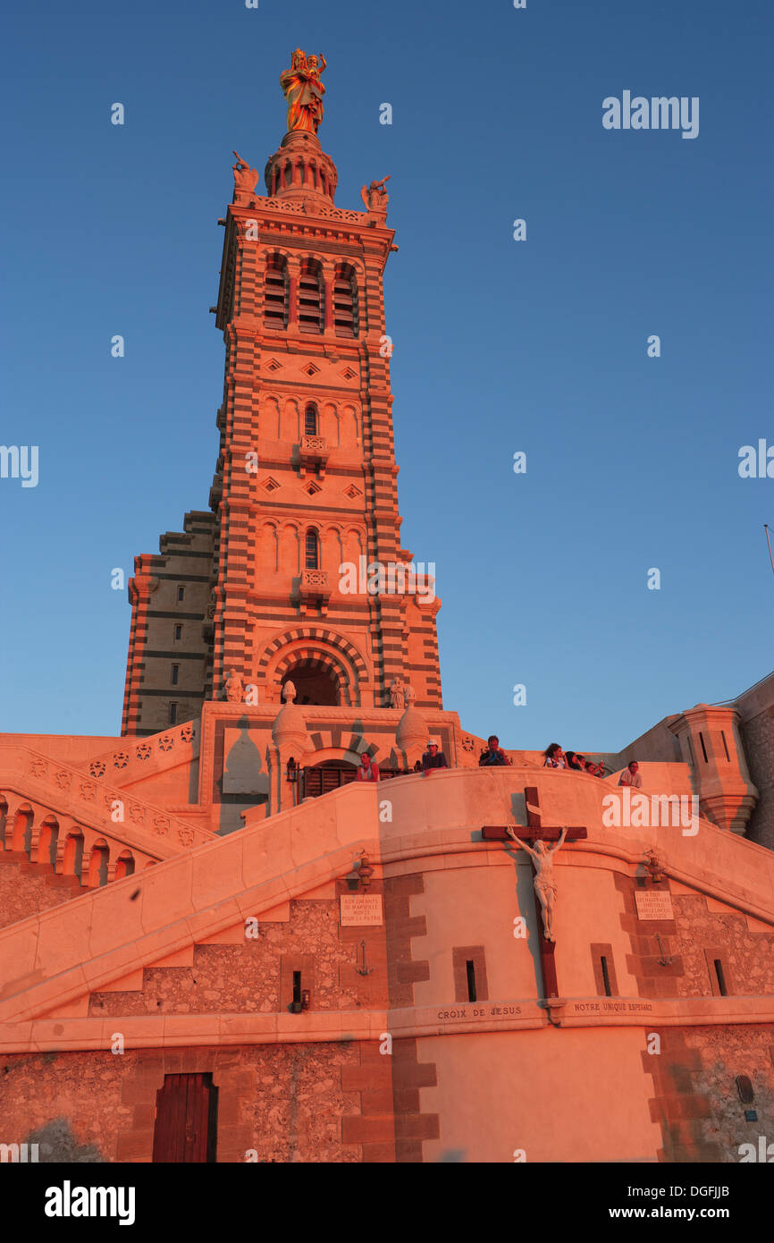 Marseille NotreDame de la Garde Stock Photo Alamy