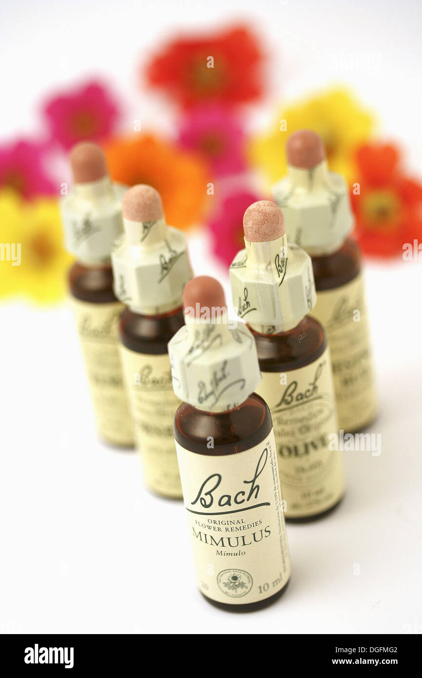 Bach Flower remedies Stock Photo