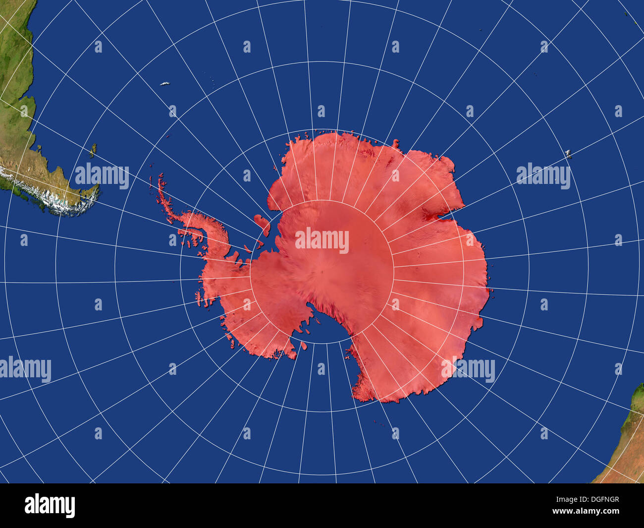 Antarctica satellite image hi-res stock photography and images - Alamy