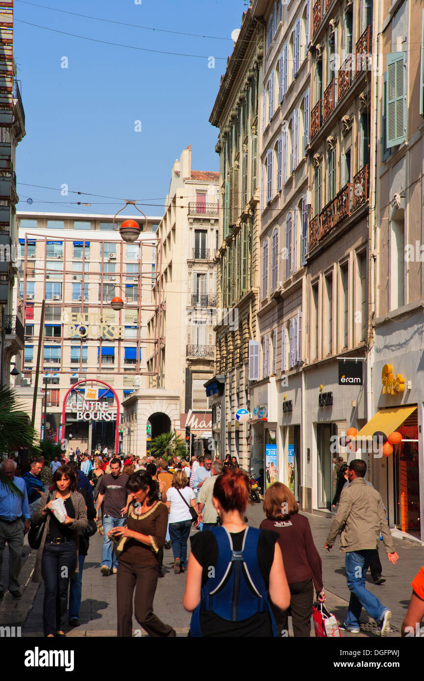 Marseille - Saint-Ferreol street Stock Photo - Alamy