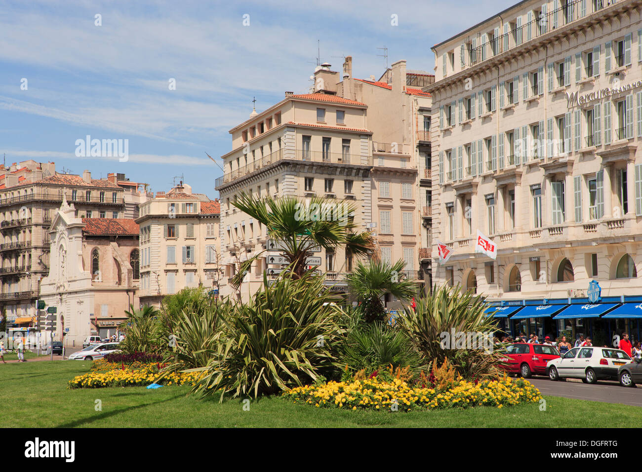 Marseille Quai des Belges Stock Photo Alamy