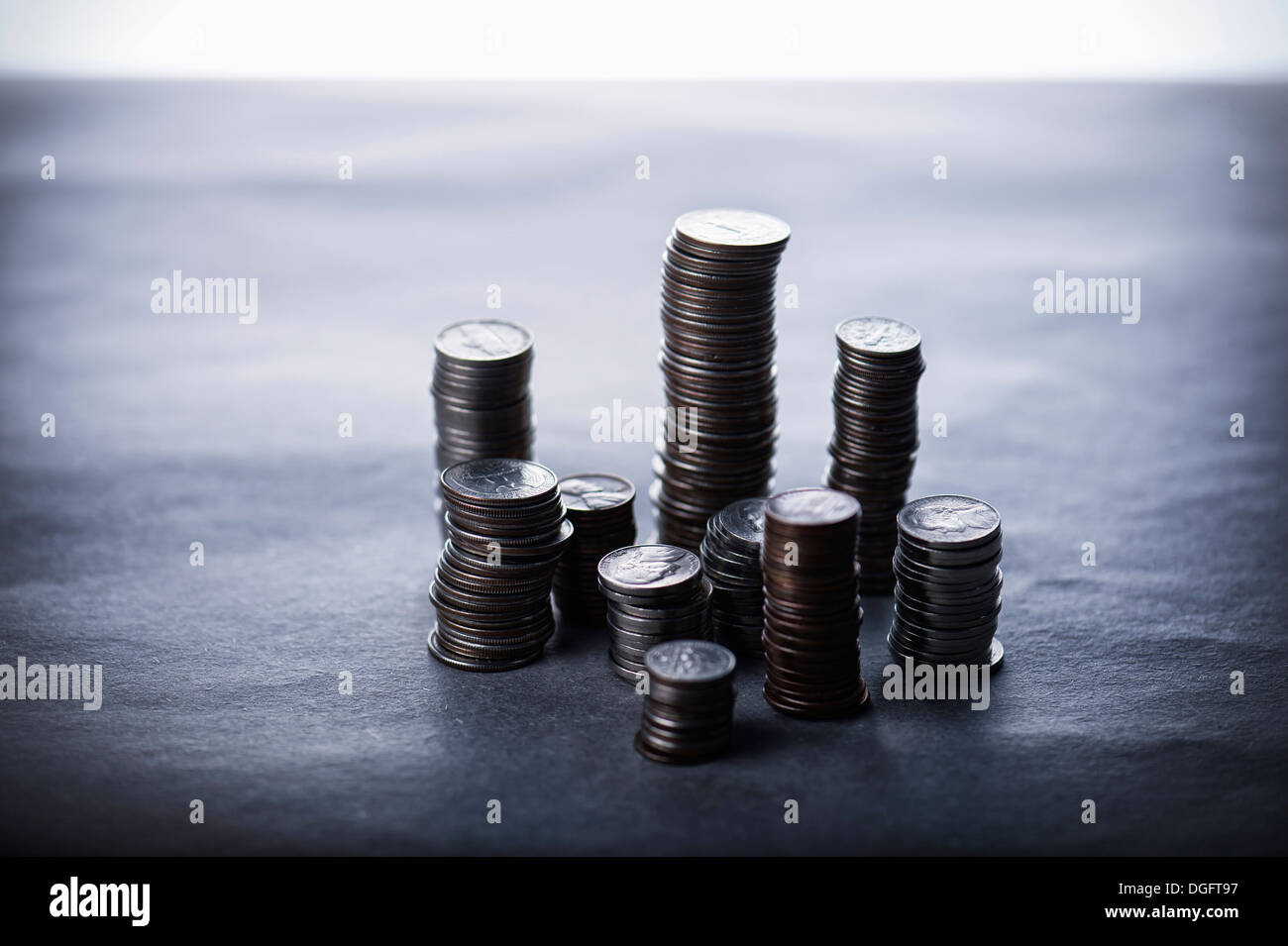 High angle shot piles hi-res stock photography and images - Alamy