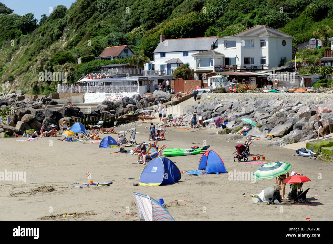 Steephill Cove,Whitwell, Ventnor, Isle of Wight, England, UK. Stock Photo