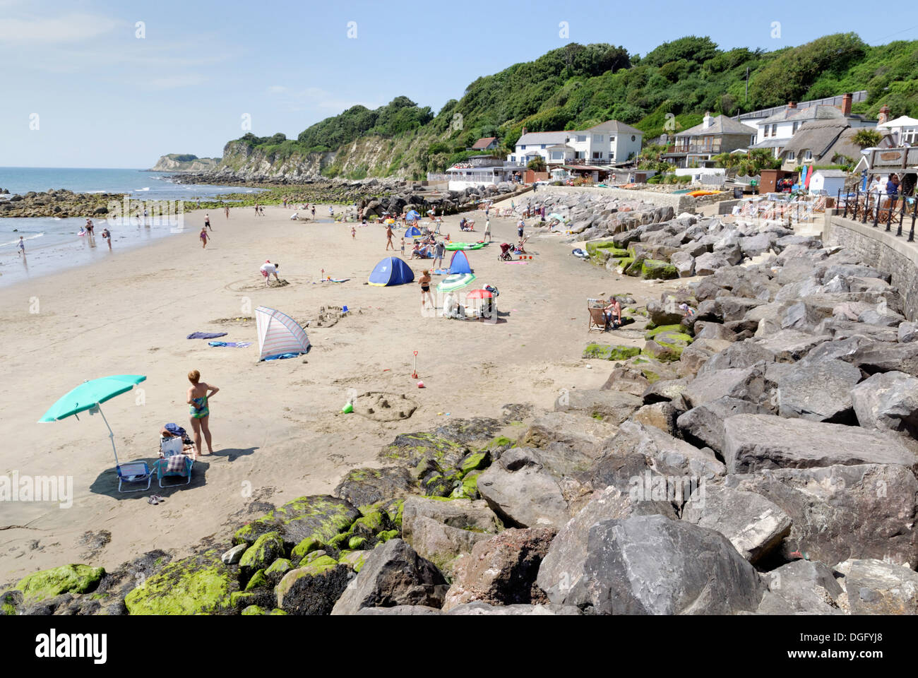 Steephill Cove, Whitwell, Ventnor, Isle of Wight, England, UK, GB. Stock Photo