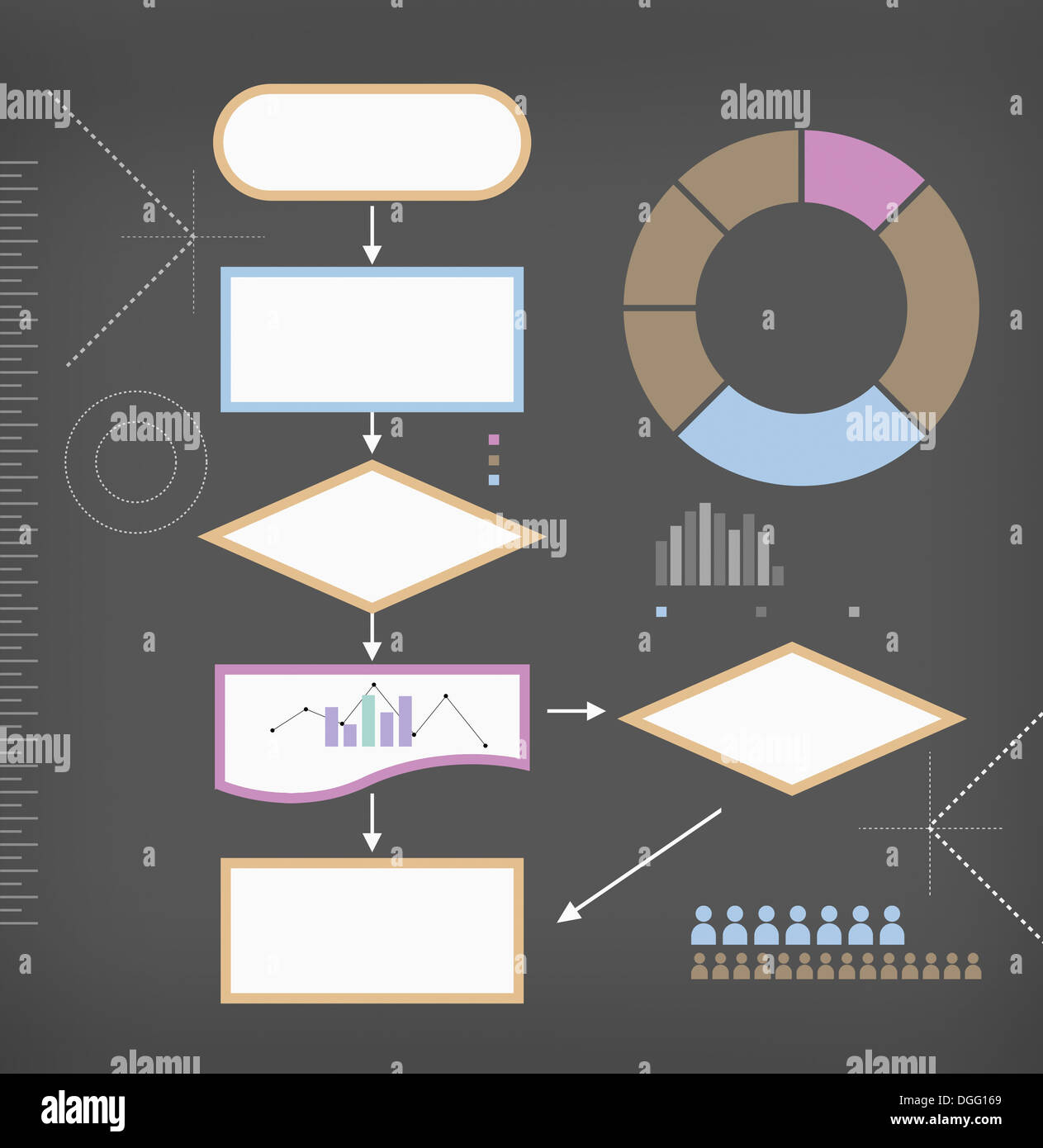 illustration design of graphs Stock Photo - Alamy