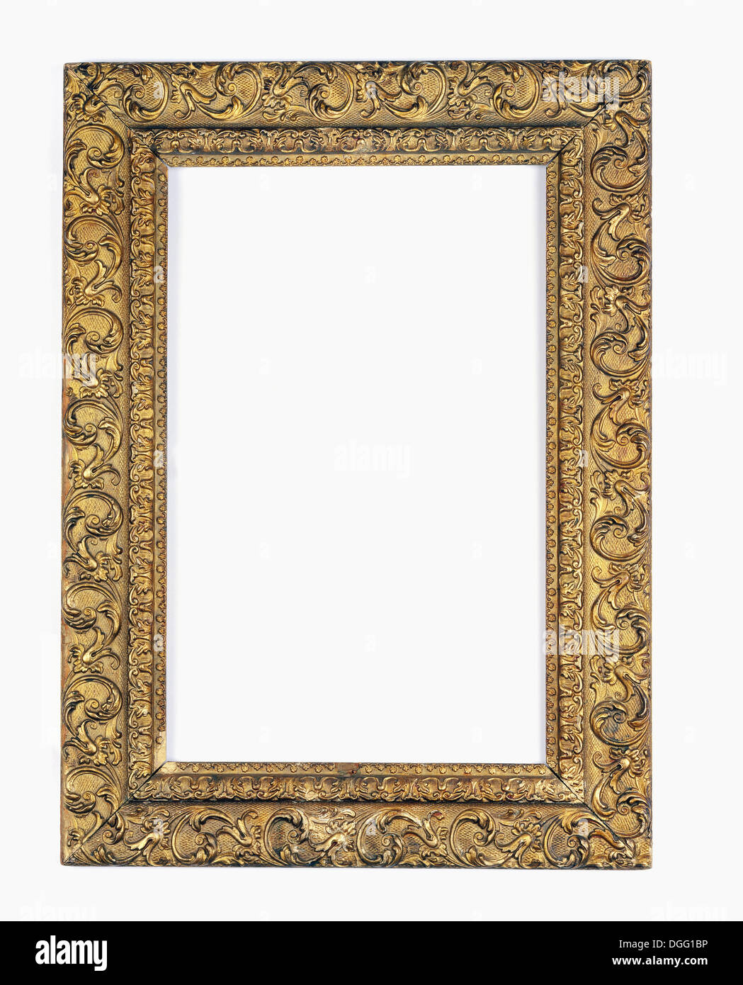 An elegant Gold gilded frame Stock Photo Alamy