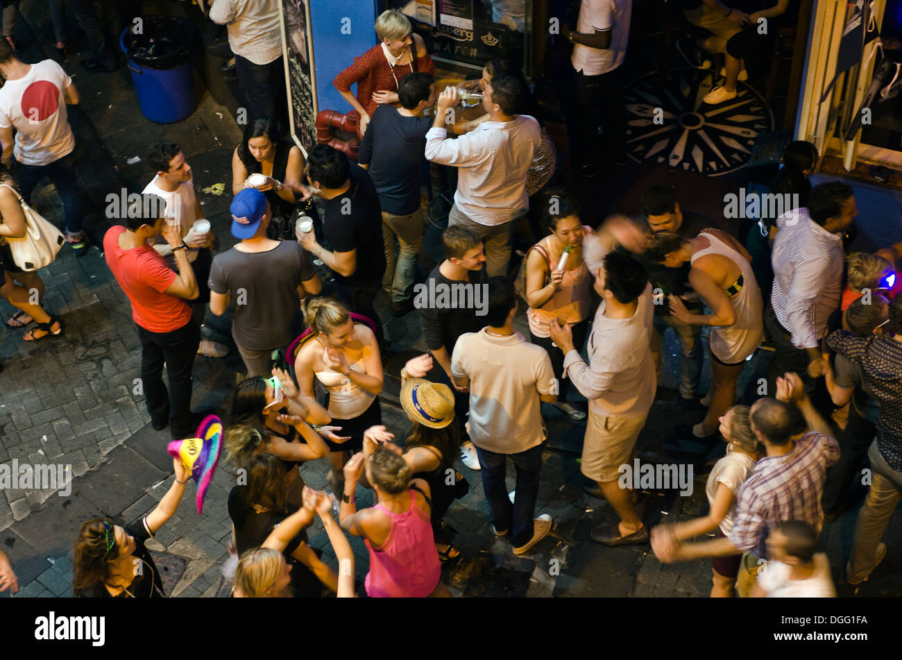 Lan Kwai Fong , Hong Kong night life Stock Photo - Alamy