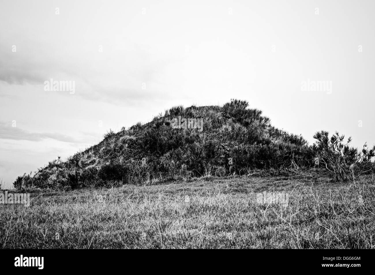 Italy. Archaeological site. Etruscan tomb Stock Photo