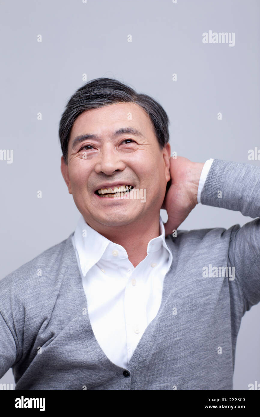 Wrinkled face old man in hi-res stock photography and images - Alamy