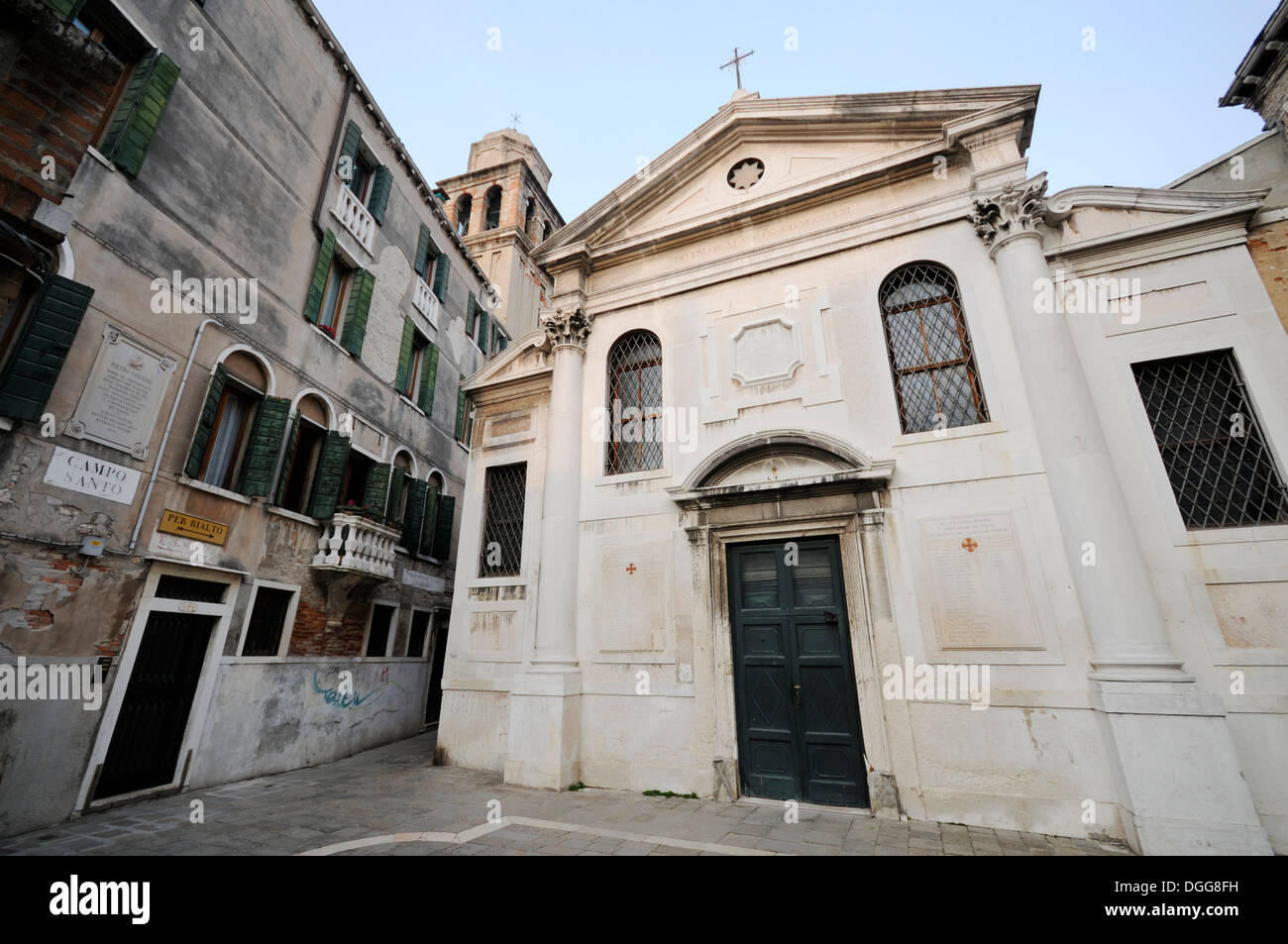 Church of San Simeone Profeta, Campo Santo, Santa Croce, Venice, Venezia, Venetien, Italy Stock Photo
