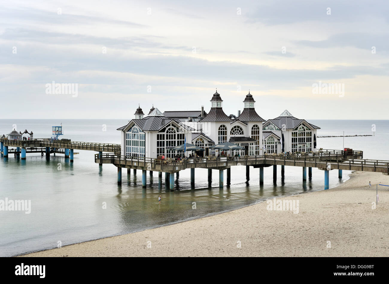 Pier at the Baltic Sea resort of Sellin, Baltic Seaside Resort Sellin