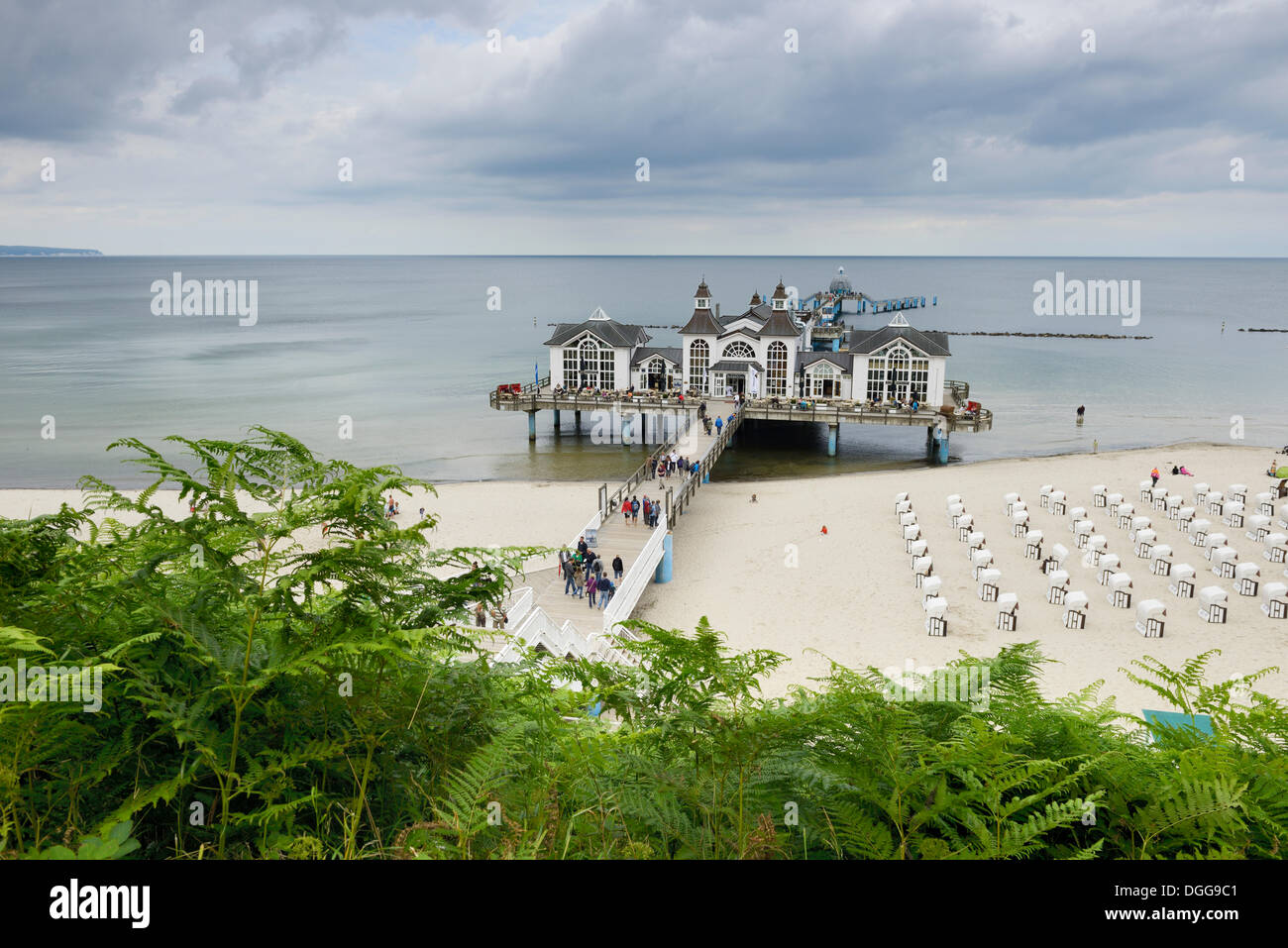 Pier at the Baltic Sea resort of Sellin, Baltic Seaside Resort Sellin