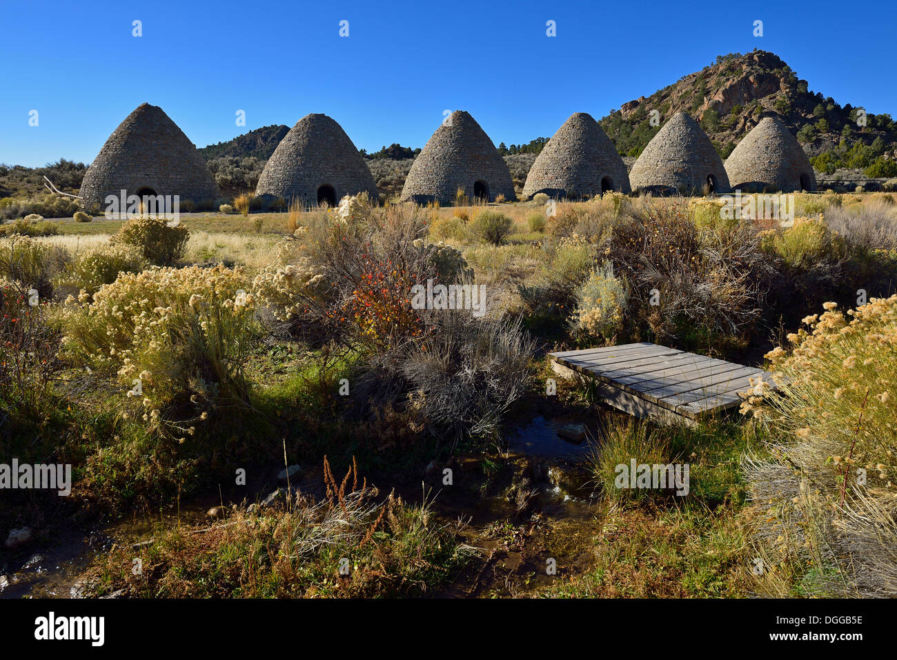 Ward Charcoal Ovens State Historic Park, Ely, Nevada, USA, North