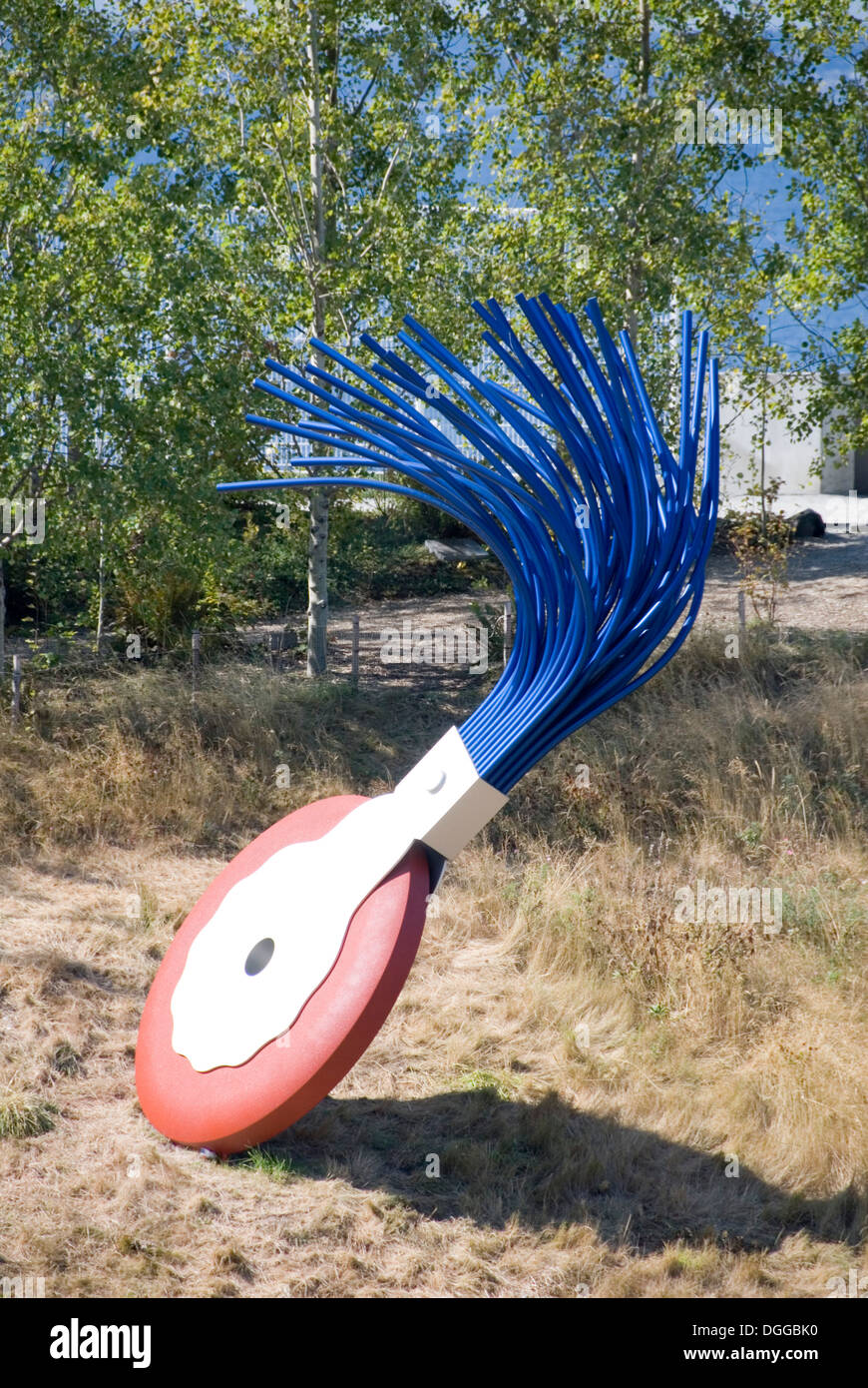 Typewriter Eraser, Scale X sculpture by Claes Oldenburg and Coosje van