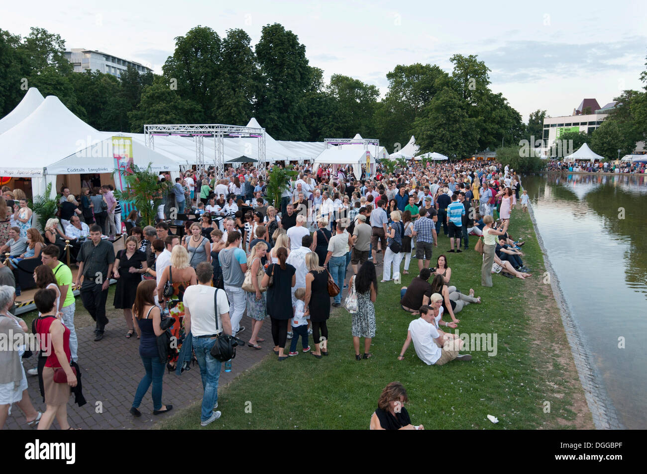 Summer Festival in Stuttgart, BadenWuerttemberg Stock Photo Alamy